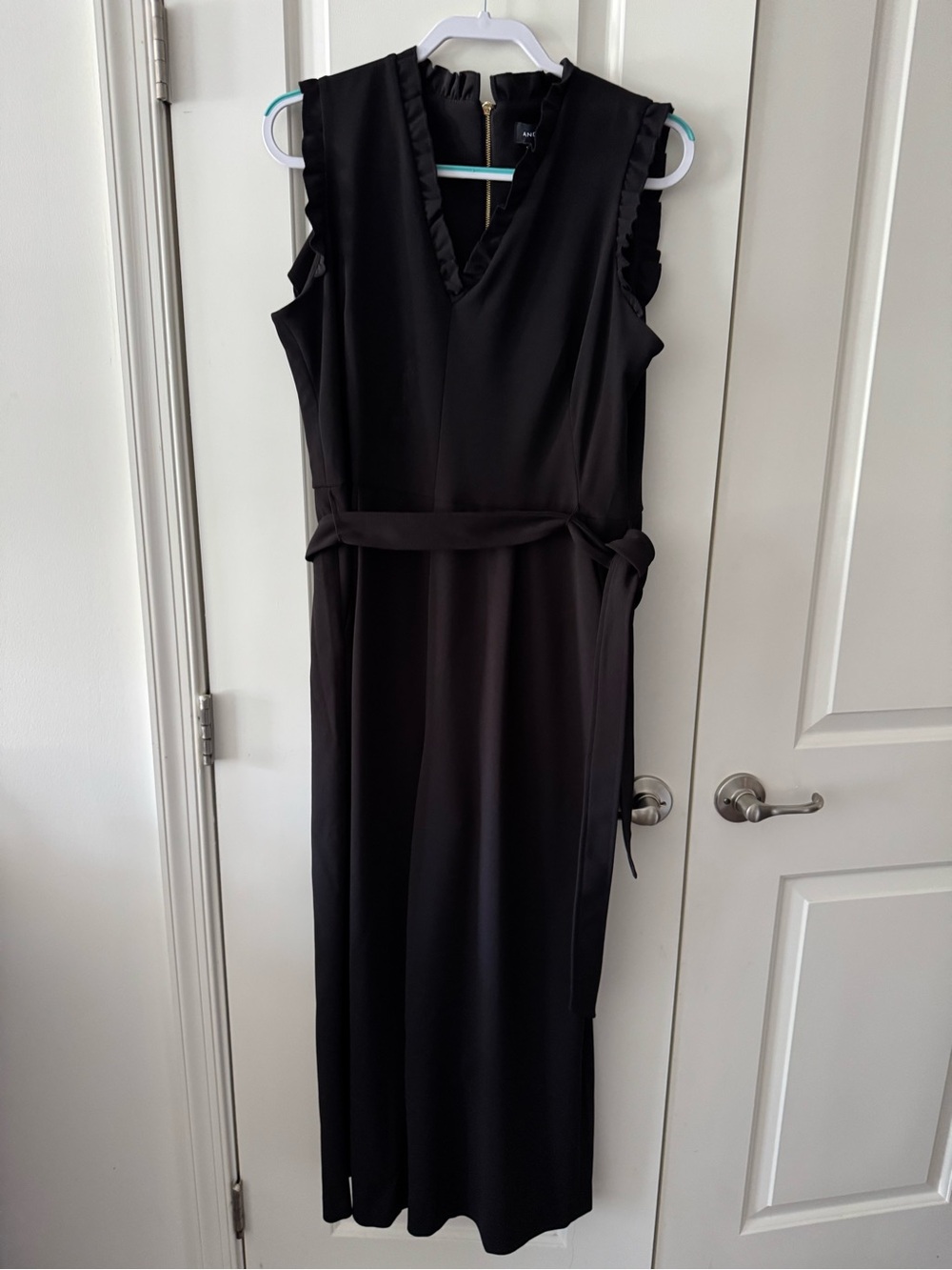 Andrew Marc Ruffle Jumpsuit - Picture 2 of 3